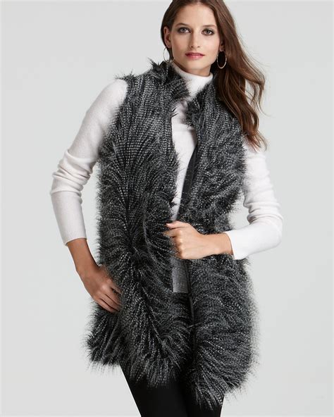 mike Kors faux fur vest